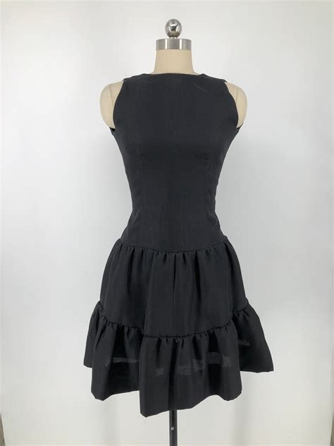 givenchy 1980 black dress|Givenchy aesthetic dress.